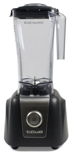 Wartmann Blender - 1250 W - Zwart - 2 Liter -Keukenbenodigdheden Winkel Matte Black FRONT 1