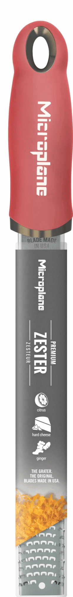 Microplane Rasp Premium Classic - Fijn - Lipstick Pink -Keukenbenodigdheden Winkel Microplane Premium Classic 46123 Zester Lipstick Pink decall