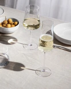 Alessi Champagneglas Eugenia - 4 Stuks - NF09/09 - Door Naoto Fukasawa -Keukenbenodigdheden Winkel NF09 9 a