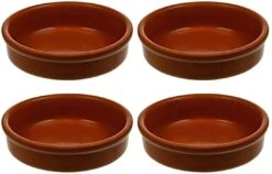 Cosy & Trendy Creme Brulee Schaaltjes Terracotta ΓΈ 8 Cm - 4 Stuks