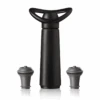 Vacu Vin Wijnpomp Met 2 Wijnstoppers - Wine Saver Concerto - Zwart 2 Vacu Vin Wijnpomp Met 2 Wijnstoppers - Wine Saver Concerto - Zwart -Keukenbenodigdheden Winkel Productafbeeldingen CL 54 3