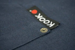 KOOK Keukenschort Recycled Donkerblauw 90 X 70 Cm -Keukenbenodigdheden Winkel R21.094