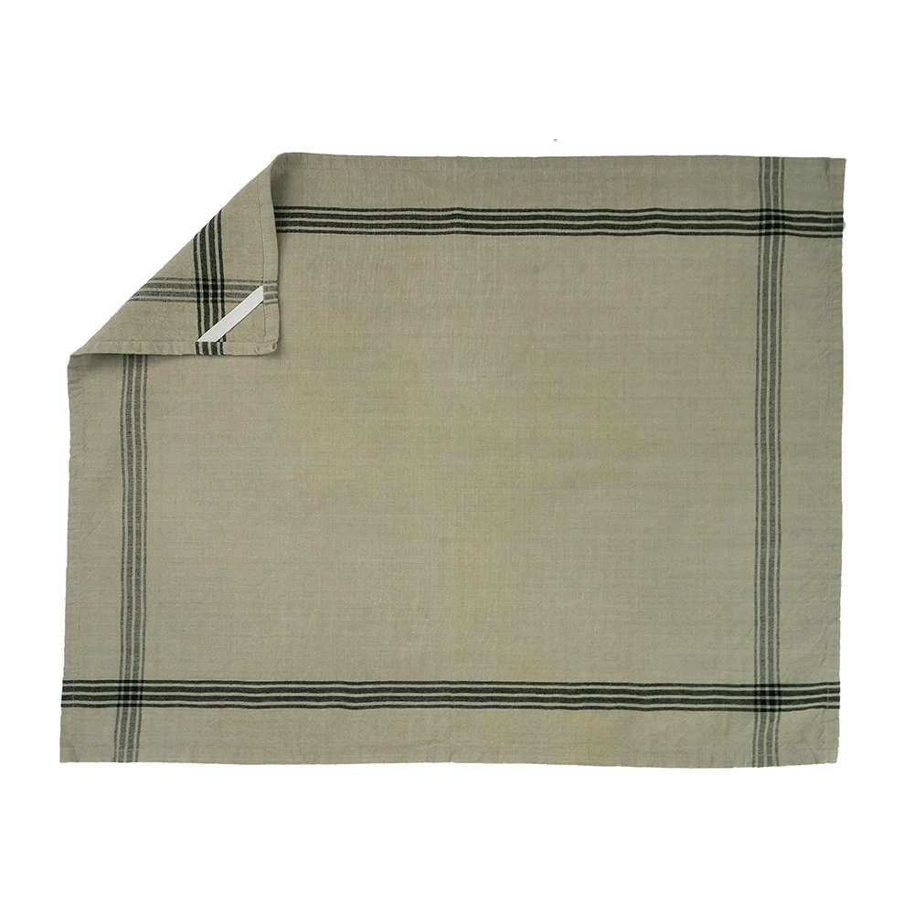 KOOK Theedoek Washed Khaki 50 X 70 Cm 3 KOOK Theedoek Washed Khaki 50 X 70 Cm