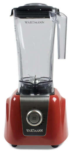 Wartmann Blender - 1250 W - Rood - 2 Liter -Keukenbenodigdheden Winkel Red FRONT