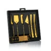 Laguiole Style De Vie Kaasmes En Botermes Goud - 6 Stuks -Keukenbenodigdheden Winkel SDVCheese6Gold
