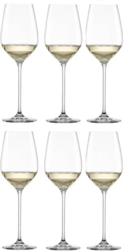 Schott Zwiesel Wijnglazen Fortissimo - Set 18 Delig - Witte En Rode Wijnglazen & Gin Tonic Glazen -Keukenbenodigdheden Winkel Schott Zwiesel Witte Wijnglazen Fortissimo 420 ml 6 Stuks