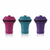 Vacu Vin Wijnstopper Vacuum Wine Stopper - Gekleurd - 3 Stuks