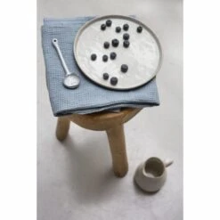 Walra Keukenhanddoek Cubes Uni Jeans Blauw 50 X 70 Cm -Keukenbenodigdheden Winkel WALRA TT DRYWITHCUBESUNI 50X70 JEANSBLUE SF scaled 1