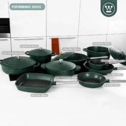 Westinghouse Braadpan Performance - Gracious Green - ø 28 Cm / 6.7 Liter 18 Westinghouse Braadpan Performance - Gracious Green - ø 28 Cm / 6.7 Liter -Keukenbenodigdheden Winkel WCCC0095024SG 6 1