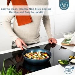 Westinghouse Koekenpan Performance - Bravery Blue - ø 28 Cm - Standaard Anti-aanbaklaag -Keukenbenodigdheden Winkel WCFP0095024BL 4 1