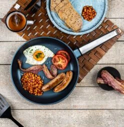 Westinghouse Koekenpan Performance - Bravery Blue - ø 24 Cm - Standaard Anti-aanbaklaag -Keukenbenodigdheden Winkel WCFP0095024BL 8