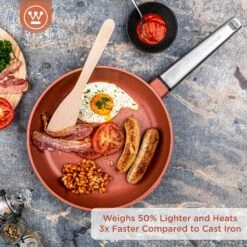 Westinghouse Koekenpan Performance - Rebel Red - ø 28 Cm - Standaard Anti-aanbaklaag 14 Westinghouse Koekenpan Performance - Rebel Red - ø 28 Cm - Standaard Anti-aanbaklaag -Keukenbenodigdheden Winkel WCFP0095024OR 2 1