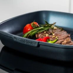 Westinghouse Grillpan Performance - Bravery Blue - 28 X 28 Cm - Standaard Anti-aanbaklaag -Keukenbenodigdheden Winkel WCFP0095G28BL 7