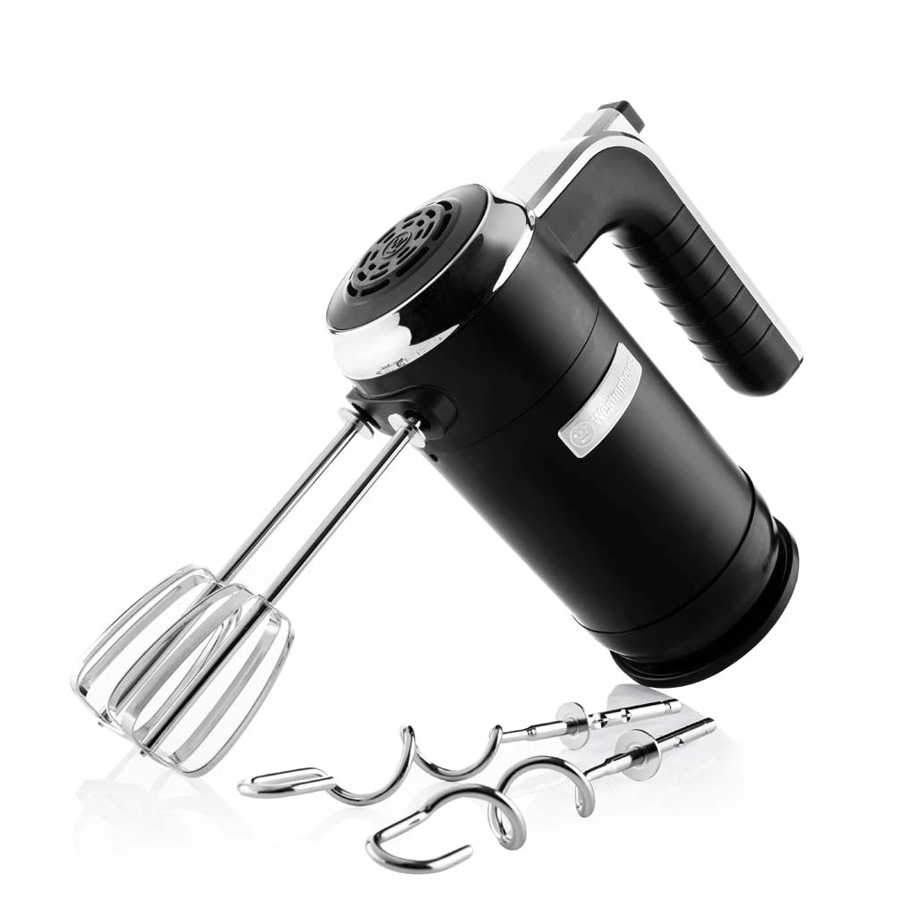 Westinghouse Handmixer Retro Collections - 6 Standen - Liquorice Black - WKHM250BK 3 Westinghouse Handmixer Retro Collections - 6 Standen - Liquorice Black - WKHM250BK