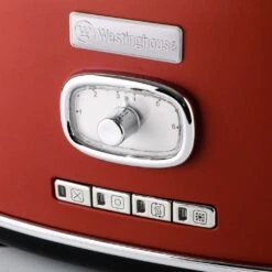 Westinghouse Broodrooster Retro Collections - 2 Sleuven - Cranberry Red - WKTTB857RD 11 Westinghouse Broodrooster Retro Collections - 2 Sleuven - Cranberry Red - WKTTB857RD -Keukenbenodigdheden Winkel WKTTB857RD Retro 2 Slice Toaster 2