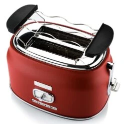 Westinghouse Broodrooster Retro Collections - 2 Sleuven - Cranberry Red - WKTTB857RD 12 Westinghouse Broodrooster Retro Collections - 2 Sleuven - Cranberry Red - WKTTB857RD -Keukenbenodigdheden Winkel WKTTB857RD Retro 2 Slice Toaster 3