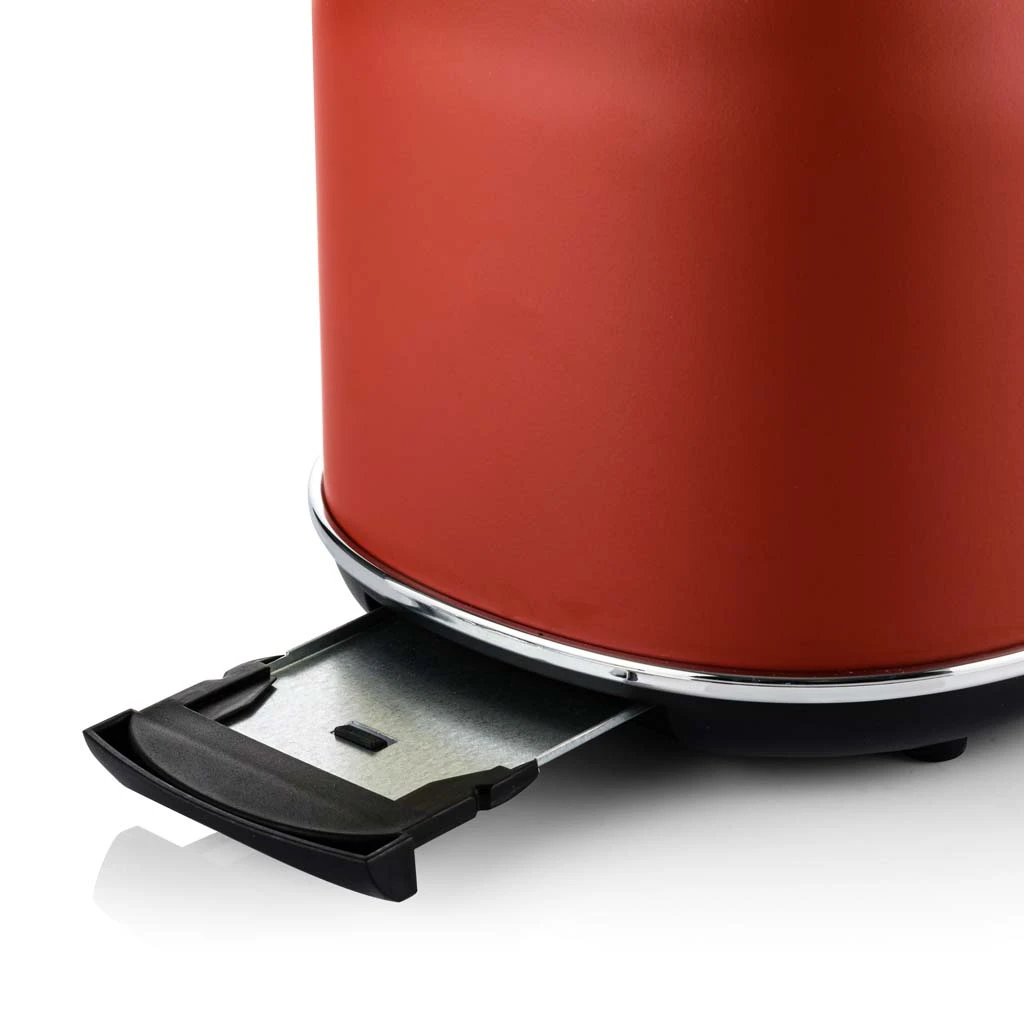 Westinghouse Broodrooster Retro Collections - 2 Sleuven - Cranberry Red - WKTTB857RD 5 Westinghouse Broodrooster Retro Collections - 2 Sleuven - Cranberry Red - WKTTB857RD - Afbeelding 3