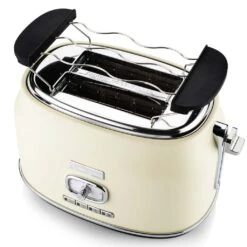 Westinghouse Broodrooster Retro Collections - 2 Sleuven - Vanilla White - WKTTB857WH -Keukenbenodigdheden Winkel WKTTB857WH Retro 2 Slice Toaster 3
