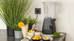 Alessi Blender Plissé - 5 Snelheden + Turbostand - Zwart - Michele De Lucchi - 1.5 Liter - MDL09 B -Keukenbenodigdheden Winkel blender 1