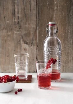 Bormioli Rocco Beugelflessen / Weckflessen Officina 1825 - Transparant - 1.2 Liter - 4 Stuks -Keukenbenodigdheden Winkel bormioli oficina 1