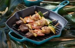 Le Creuset Grillpan Signature - Deap Teal - 26 X 26 Cm - Geëmailleerde Anti-aanbaklaag -Keukenbenodigdheden Winkel grillpfanne deepteal livest