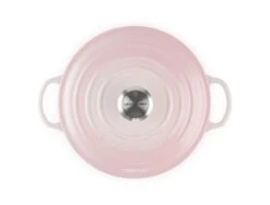Le Creuset Braadpan Signature - Marmite - Shell Pink - ø 24 Cm / 3.1 Liter 9 Le Creuset Braadpan Signature - Marmite - Shell Pink - ø 24 Cm / 3.1 Liter -Keukenbenodigdheden Winkel le creuset braadpan marmite shell pink 24cm 1