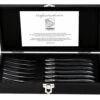 Laguiole Style De Vie Steakvorken Luxury Line Zwart Ebbenhout 6 Stuks -Keukenbenodigdheden Winkel luxury line vorken zwart2