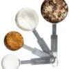 Sareva Maatschepjes - RVS - 4-delig -Keukenbenodigdheden Winkel maatschepje 3