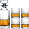 Cookinglife Whiskey Set (karaf & Whiskeyglazen) Moville - 5 Delige Set -Keukenbenodigdheden Winkel moville 3 delig 1