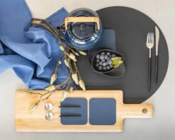 Jay Hill Bestekset - RVS / Zwart - 24 Delig / 6 Personen -Keukenbenodigdheden Winkel placemat 7 5