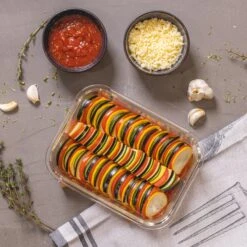 Sareva Glazen Vershoudbakje Cook & Fresh - Rechthoek - 4-delig -Keukenbenodigdheden Winkel product 1 10