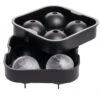 Sareva IJsblokjesvorm - 4 Ronde Ijsbollen - Siliconen - Easy Release - Herbruikbaar -Keukenbenodigdheden Winkel product 1 4