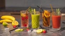 Sareva Herbruikbare Rietjes - Met Borstel - Zwart - Gebogen - 4 Stuks -Keukenbenodigdheden Winkel product keuken 7 5