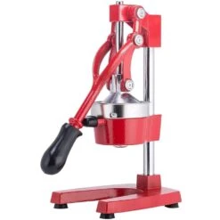 Sareva Citruspers - Gietijzer - Hevelmodel - Rood 17 Sareva Citruspers - Gietijzer - Hevelmodel - Rood -Keukenbenodigdheden Winkel sareva citruspers rood