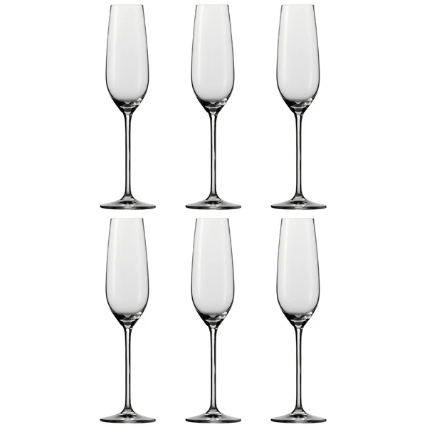 Schott Zwiesel Champagneglazen Fortissimo - 240 Ml - 6 Stuks 4 Schott Zwiesel Champagneglazen Fortissimo - 240 Ml - 6 Stuks - Afbeelding 2