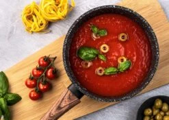 Westinghouse Steelpan Marble Wood - ø 18 Cm / 1.8 Liter -Keukenbenodigdheden Winkel sgfsdfds