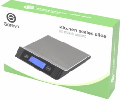 Sareva Keukenweegschaal Slide 9 Sareva Keukenweegschaal Slide -Keukenbenodigdheden Winkel slide Package New