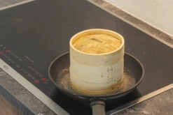 Sareva Stoommandje - Bamboe - 2-laags - ø 15 Cm -Keukenbenodigdheden Winkel stoommand gebruik 2