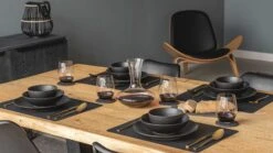 Studio Tavola Kommen Black Tie ø 14 Cm - 6 Stuks -Keukenbenodigdheden Winkel tafel03 1 4
