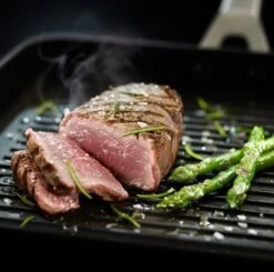 Valira Grillpan Aire Met Handgrepen - 23 X 23 Cm - Standaard Anti-aanbaklaag -Keukenbenodigdheden Winkel valiragrillpan28x283 3